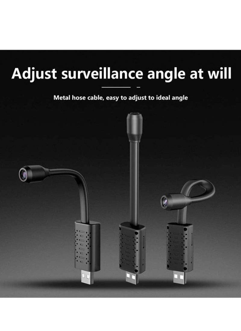 Generic Full HD 4K 1080P USB Wifi Mini Camera WiFi Camera Wireless USB Plug Small Security Camera 1080P HD Motion Detection Monitor for Home Office Indoor - Image 5