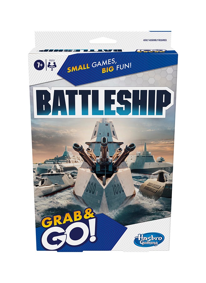 HASBRO - GAMING Battleship Grab and Go Game for Ages 7 and Up, Portable Game for 2 Players, Travel Game for Kids  - Image 5