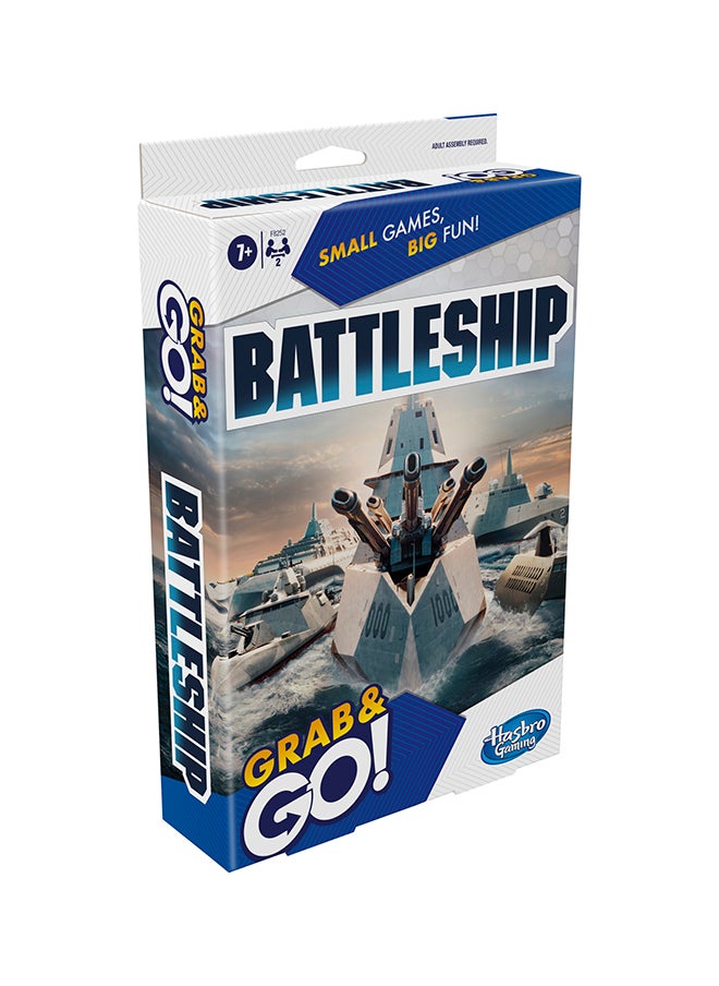 HASBRO - GAMING Battleship Grab and Go Game for Ages 7 and Up, Portable Game for 2 Players, Travel Game for Kids  - Image 4