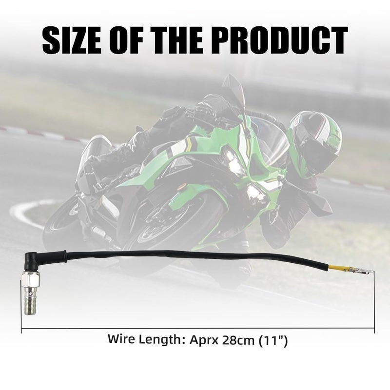 NICECNC Hydraulic Brake Light Switch Banjo Bolt 10mm x 1.25mm Pitch, Motorcycle Brake Light Switch for Street & Off-Road Bikes, Compatible with Aprilia Ducati Suzuki Triumph - Image 3