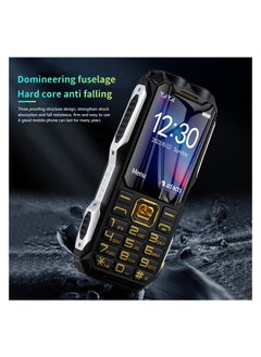 Hope Hope 2.4-inch HD Screen Rugged Phone, 10000 mAh Big Battery, Dual SIM, Big Button, Dual Flashlight Elderly Mobile Phone  - Image 3