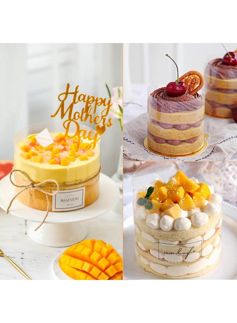 Sweet seven Transparent Acetate Cake Collar Roll - DIY Baking Sheets for Mousse & Chocolate Cakes - 8cmx10m Surrounding Edge Strips - Professional Baking Decorations - Image 4