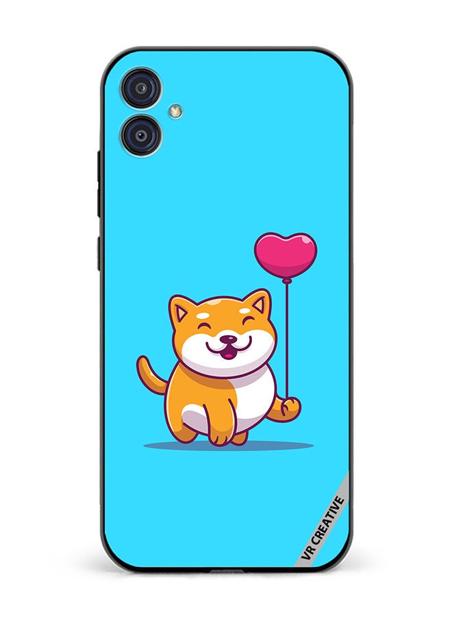 VR CREATIVE Protective Case Cover For Samsung Galaxy M04/F04 Cute Dog Design Multicolour - Image 1