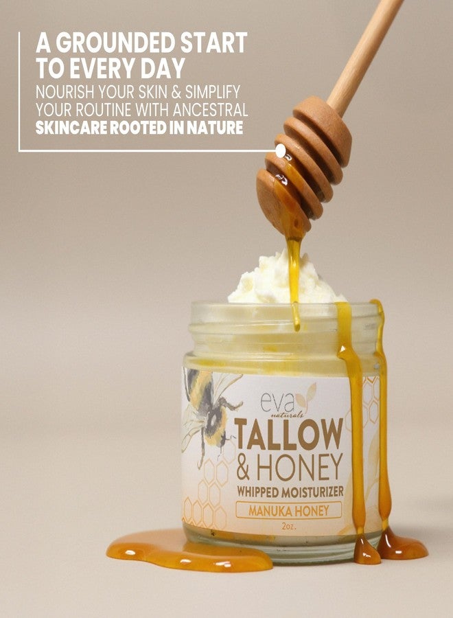 Eva Naturals Whipped Beef Tallow for Skin with Manuka Honey Moisturizer - Balm for Face - Moisturizing Cream for Soft, Smooth Skin - 2oz - Image 5