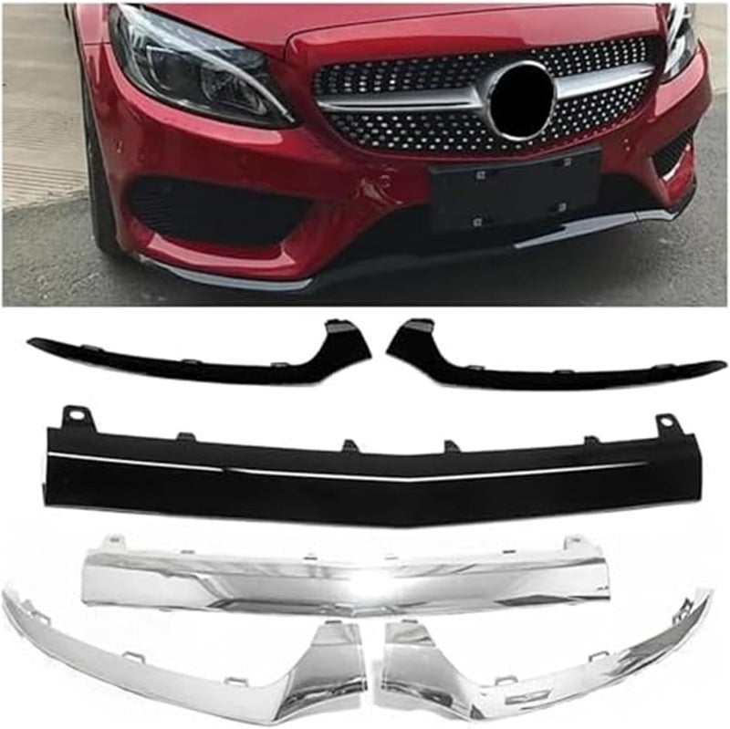 Wivplex Front Bumper Spoiler Splitter for Benz C Class W205 - Image 5