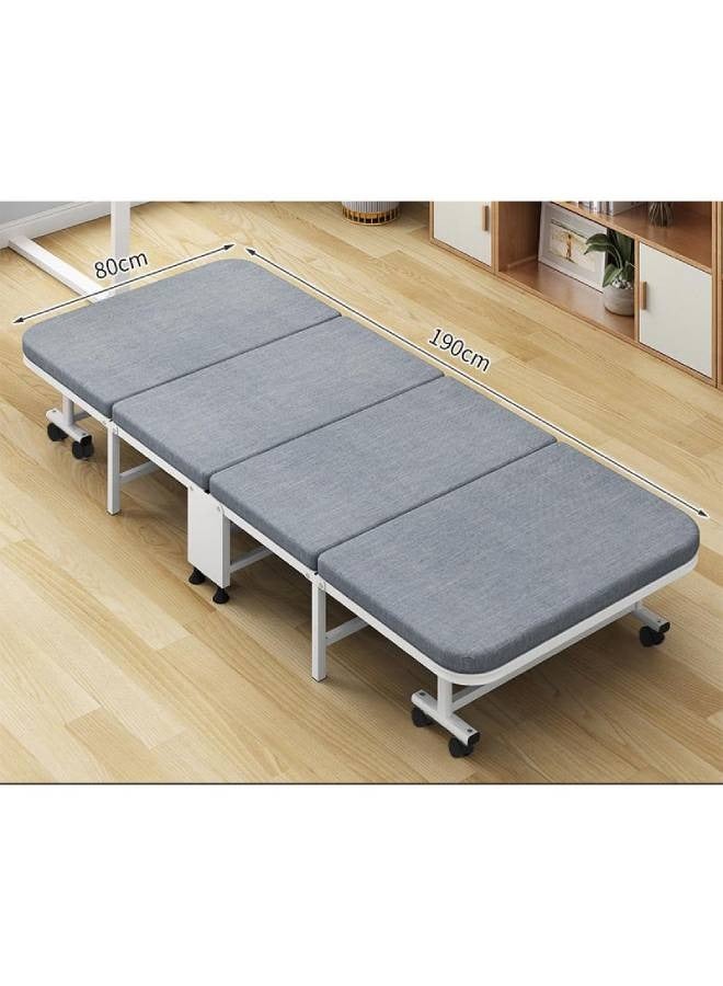 NKX Foldable Mattress Bed with Storage and Wheels Size 80*190*28 Cm  - Image 5