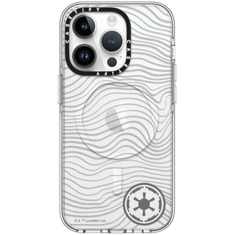 Casetify Clear iPhone 14 Pro Case 【Mandalorian Co-Lab/Not Yellowing / 6.6ft Drop Protection/Compatible with Magsafe】 - Beskar Ingot - Clear - Image 1