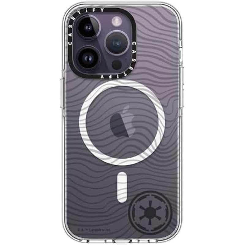 Casetify Clear iPhone 14 Pro Case 【Mandalorian Co-Lab/Not Yellowing / 6.6ft Drop Protection/Compatible with Magsafe】 - Beskar Ingot - Clear - Image 2