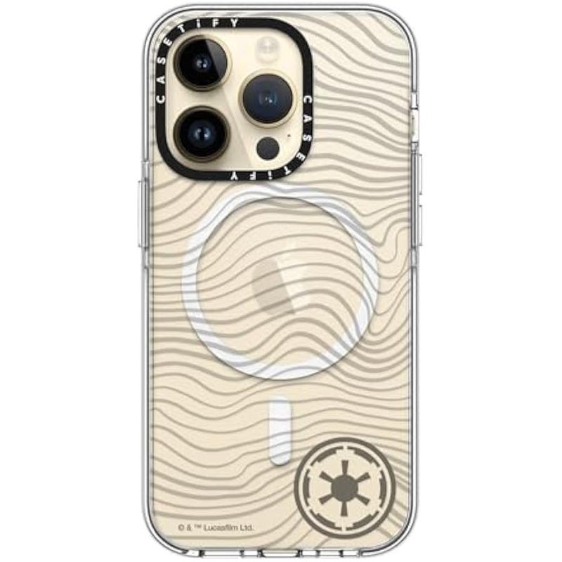 Casetify Clear iPhone 14 Pro Case 【Mandalorian Co-Lab/Not Yellowing / 6.6ft Drop Protection/Compatible with Magsafe】 - Beskar Ingot - Clear - Image 4