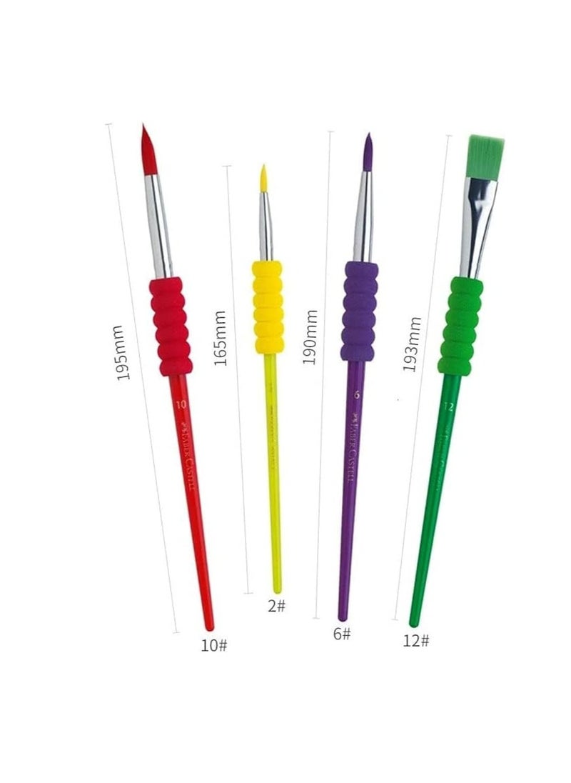 Keep Smiling Paint Brushes with Super soft grip  - Image 3