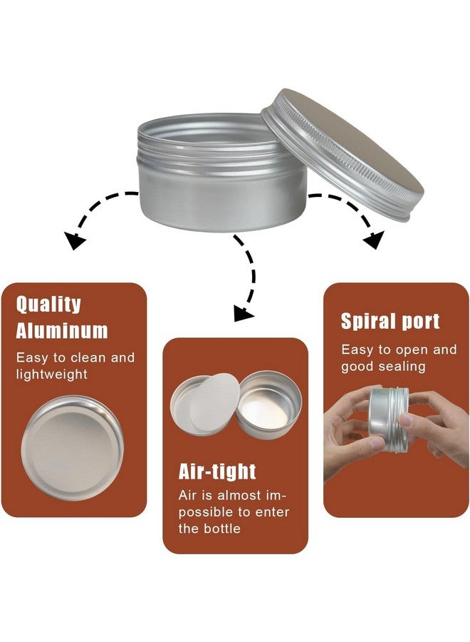 LIYAR 3oz Tins Aluminum Tin Can 20 Pack Salve Tins Metal Tins, 3 oz Tins with Lids Refillable Containers With Screw Top and Labels for Salve,Candle,Spices or Balms(Silver) - Image 4