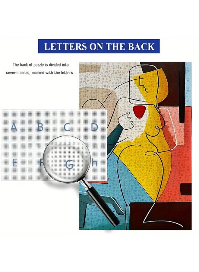 1000 Pcs Abstract Colorful Puzzle For Adults Educational Family Entertainment Game - Image 4