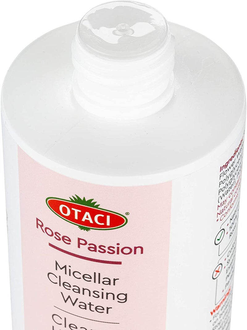 OTACI Rose Passion Micellar Cleansing Water, Face Cleansing Makeup Skin Remover Wash Rosewater Hydrating Moisturizer - Image 5