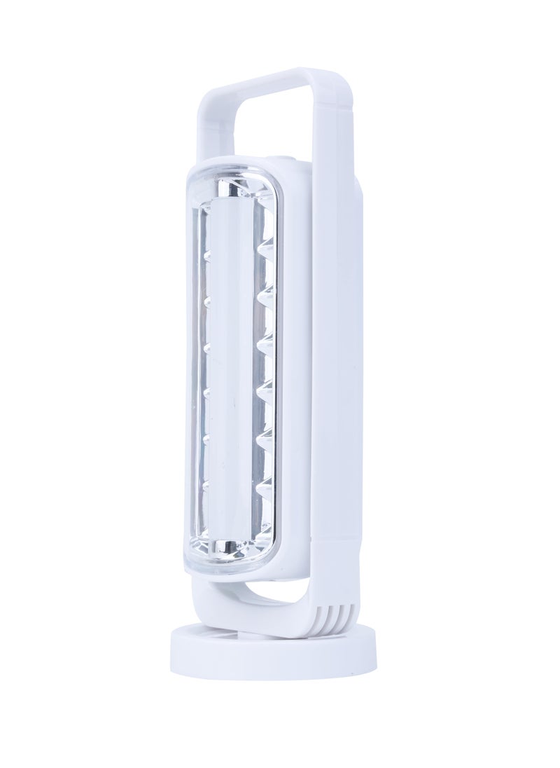 SONASHI Solar Rechargeable LED Lantern with BuiltIn Solar Panel for Charging  Rechargeable Appliance with Charging Indicator  Up to 3 Hours Working Time  Best for Indoors and Hiking SEL-693 White  - Image 2