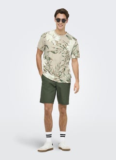 Only & Sons Onsklop Floral Print T-Shirt  - Image 4