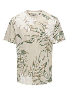 Only & Sons Onsklop Floral Print T-Shirt  - Image 5