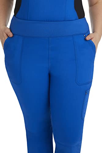 Healing Hands Women's Scrub Pant Tori Cargo Bottoms with 5 Pockets and 2-Way Stretch Fabric Plus Size 9133, 2XL, Royal - Image 5
