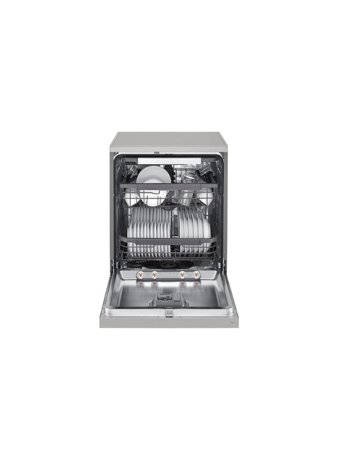 LG 14 Place Settings Dishwasher with Inverter Direct Drive & ThinQ WiFi 97 kW DFC435FP Silver - Image 3
