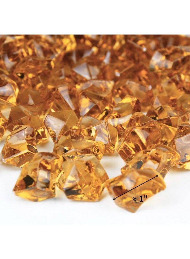 FuturePlusX 180 قطعة من الصخور الجليدية الأكريليكية المزخرفة، زينة فازات ملونة، جليد مكسور لامع، ألماس بلاستيكي متلألئ، جواهر لتزيين مراكز الطاولات، تشتت للزفاف وزينة المنزل - Image 4