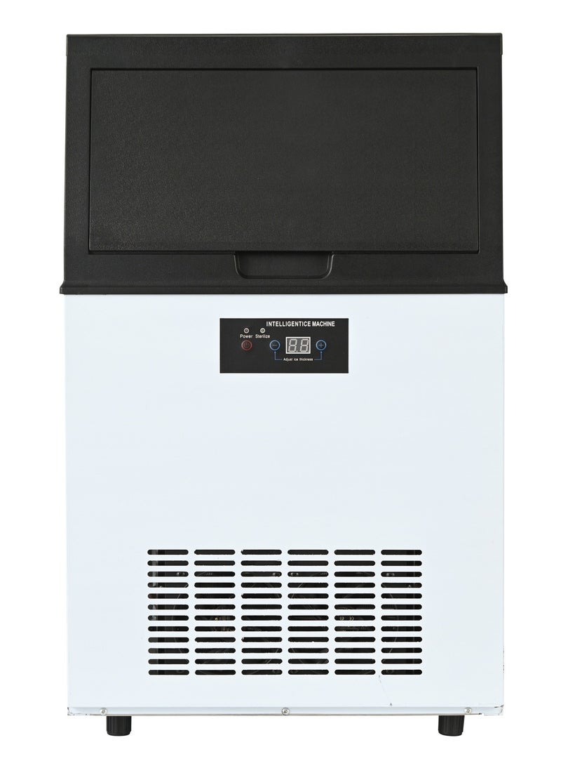 Cool Baby Integrated Ice Maker Machine, 55KGS/24H Stainless Steel Under Counter ice Machine with 15KGS Ice Storage Capacity, Freestanding Ice Maker-Bottled Water or Tap Water - Image 2