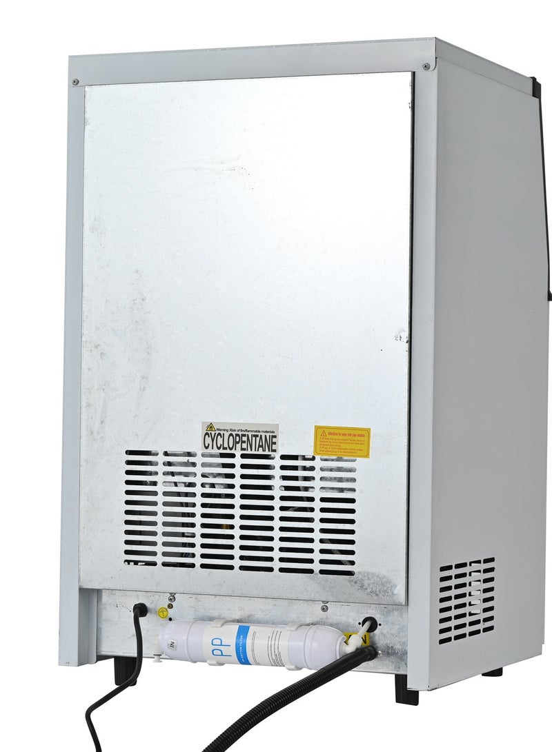 Cool Baby Integrated Ice Maker Machine, 55KGS/24H Stainless Steel Under Counter ice Machine with 15KGS Ice Storage Capacity, Freestanding Ice Maker-Bottled Water or Tap Water - Image 5