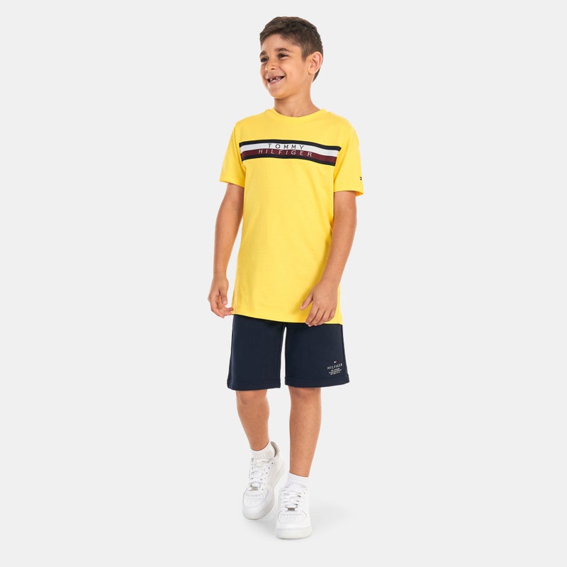 TOMMY HILFIGER Kids' Signature Tape Logo T-Shirt - Image 3