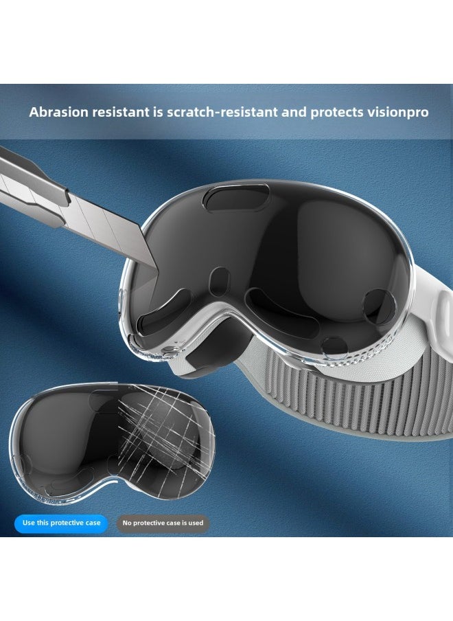 Generic - Apple Vision Pro Protective Case Apple VR Glasses TPU Frame Anti-drop Head Display Protective Case-Specifications:Apple Vision Pro Head Display Protective Case ] - Image 1