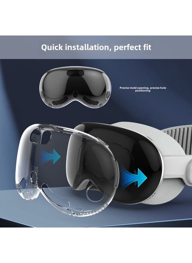 Generic - Apple Vision Pro Protective Case Apple VR Glasses TPU Frame Anti-drop Head Display Protective Case-Specifications:Apple Vision Pro Head Display Protective Case ] - Image 1