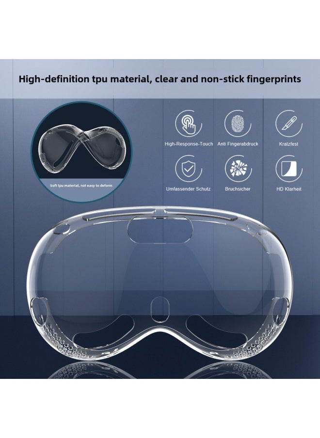 Generic - Apple Vision Pro Protective Case Apple VR Glasses TPU Frame Anti-drop Head Display Protective Case-Specifications:Apple Vision Pro Head Display Protective Case ] - Image 1
