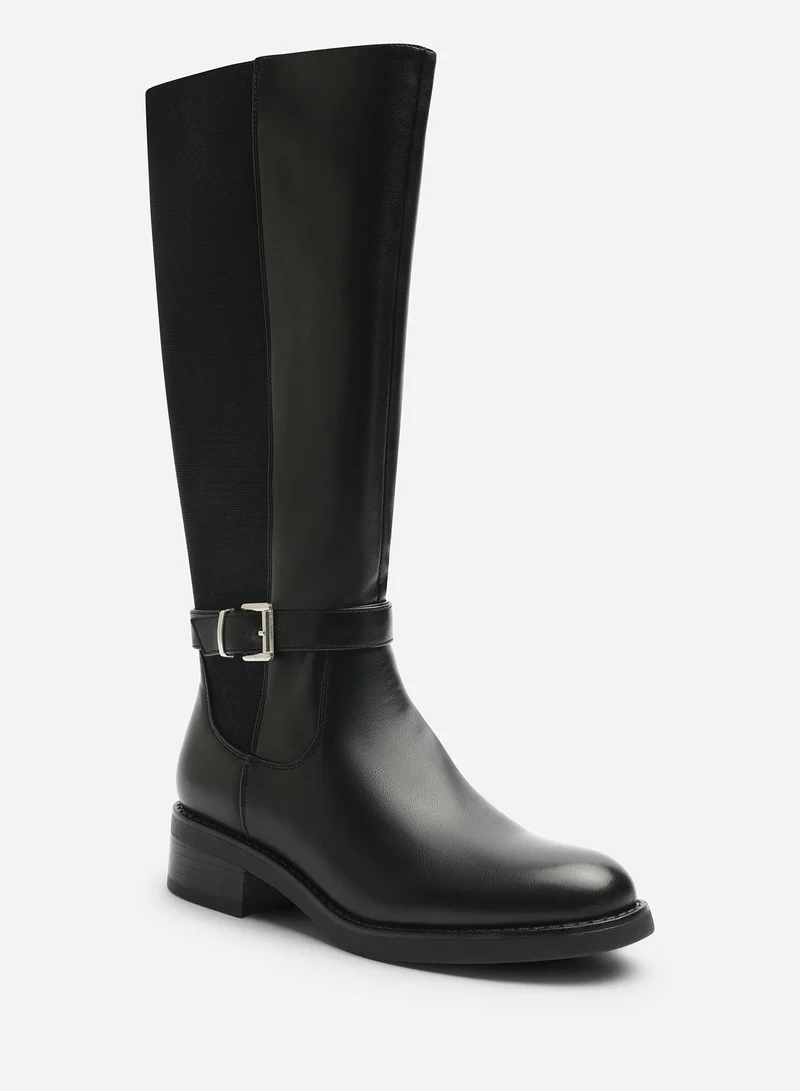 Where's That From 'Bode' Knee High Boots With Buckle Detail