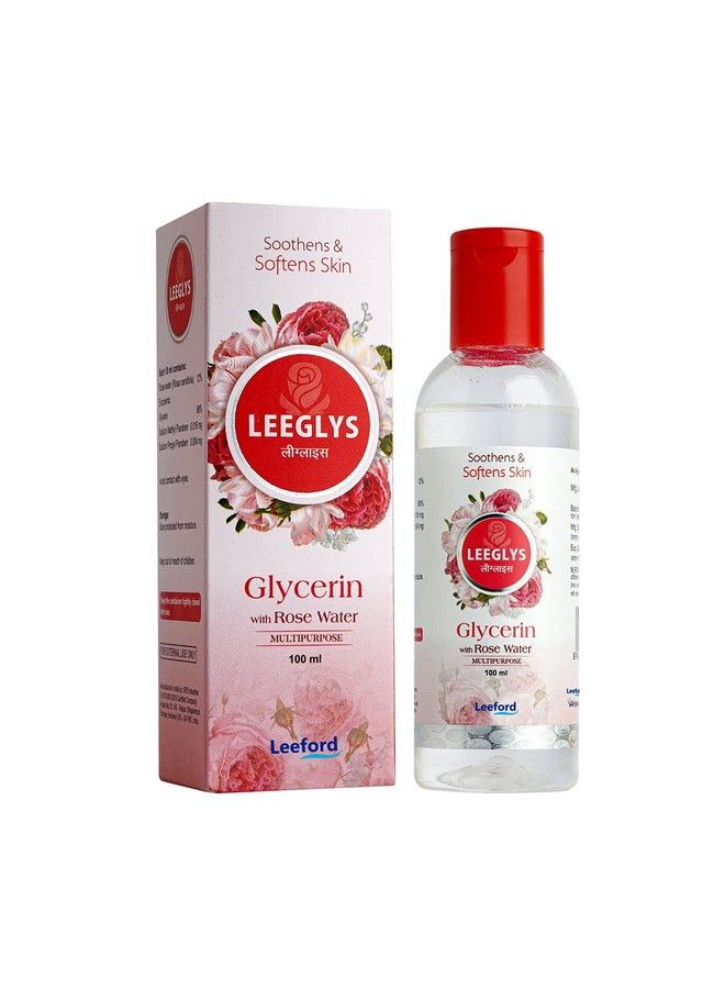 Leeford Leeglys Glycerin Rose Water Toner For Face Pack Of 2100Ml Each Enriched With 12% Rose Water And 88% Glycerin ;; For Nourished And Smooth Skin ;; Multipurpose Use - Image 3