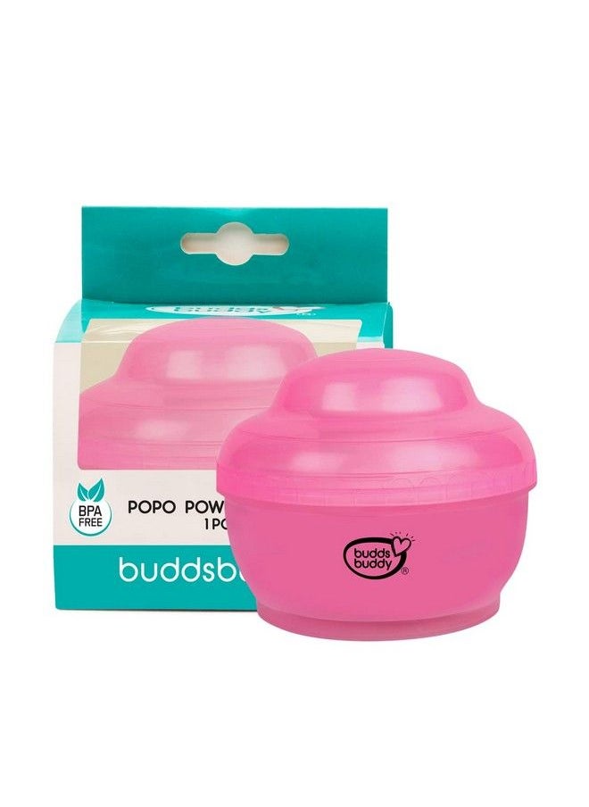 BuddsBuddy Bpa Free Popo Baby Powder Puff With Storage Powder Case (Combo Of 2) (Multicolor)  - Image 5