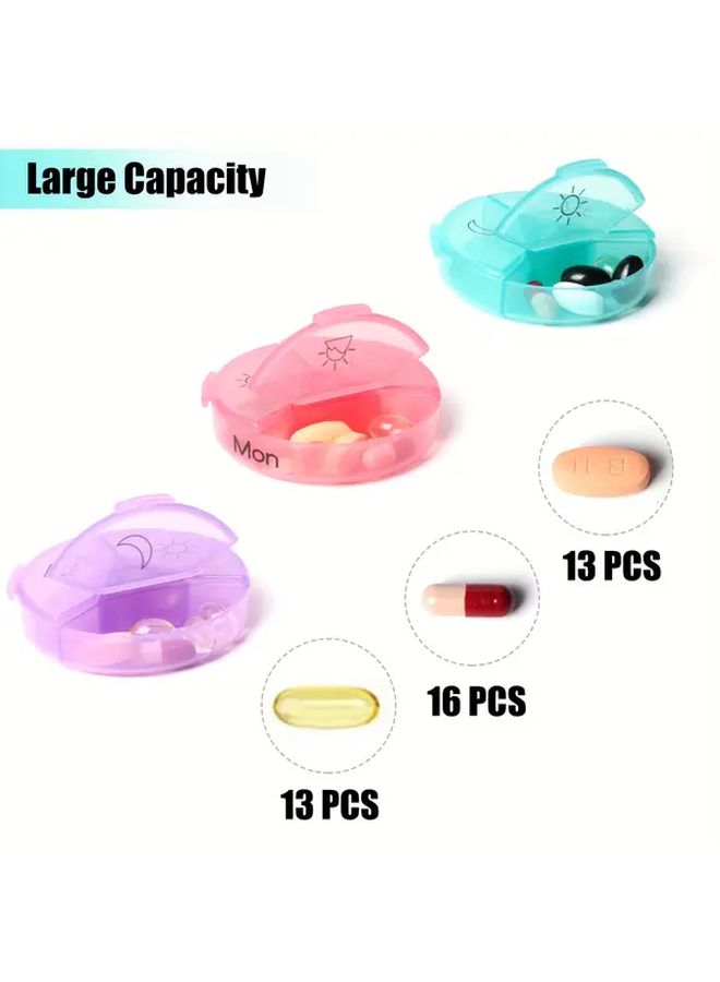 21 Grids Moisture Proof Medicine Box Portable 7 Day Pill Organizer With 3 Compartments - Image 2