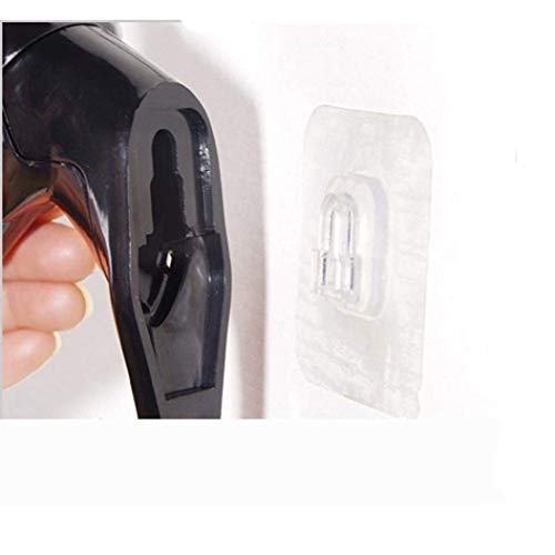 SYGA Deer Head Hanging Hook Self Adhesive Wall Door Hook Hanger Bag Keys Sticky Holder White - Image 4