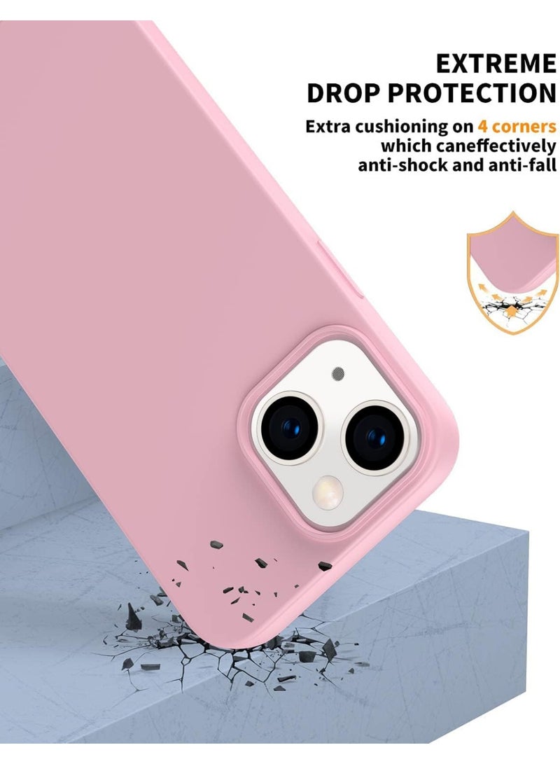 BORTONY iPhone 14 Case Liquid Silicone Anti Scratch Anti Fingerprint Soft Silky Touch Shockproof Protective Cover for Apple iPhone 14 - Image 3