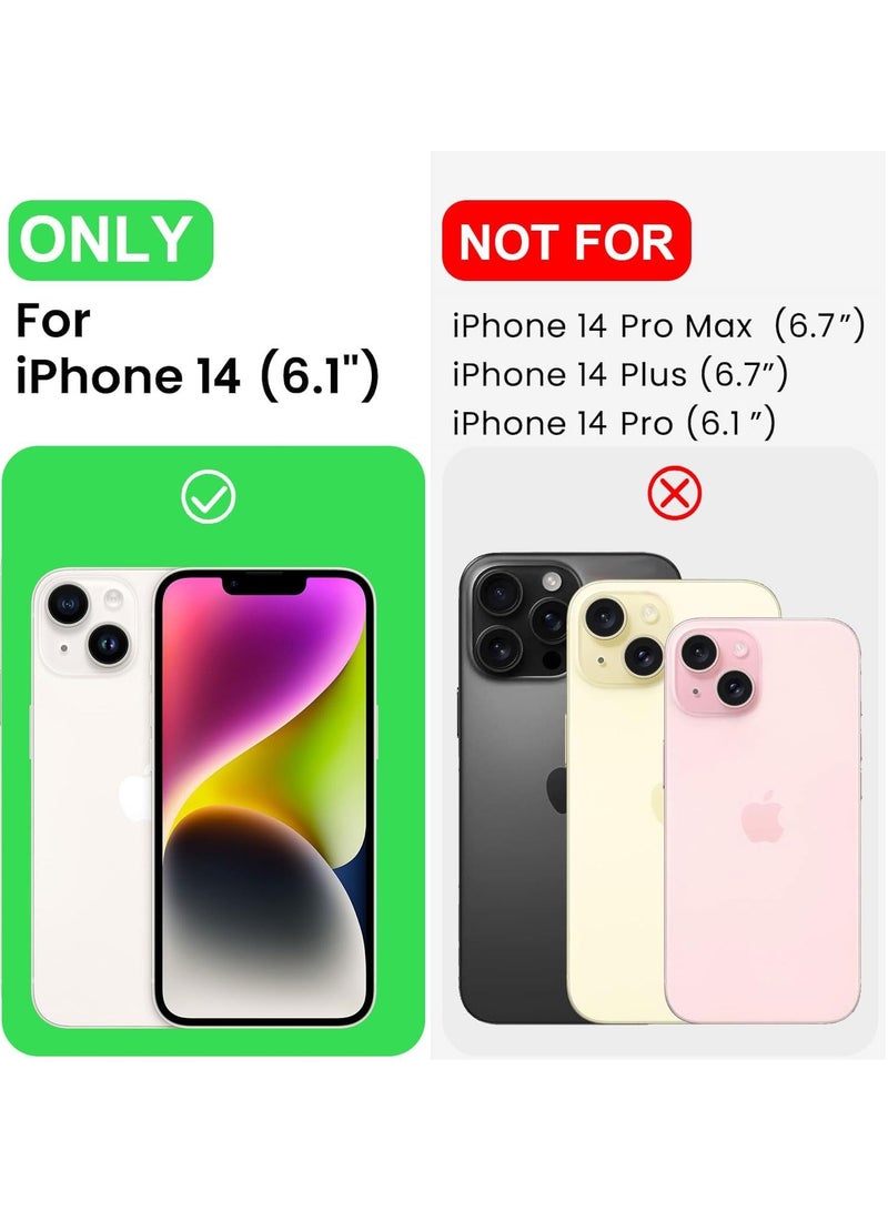 BORTONY iPhone 14 Case Liquid Silicone Anti Scratch Anti Fingerprint Soft Silky Touch Shockproof Protective Cover for Apple iPhone 14 - Image 2