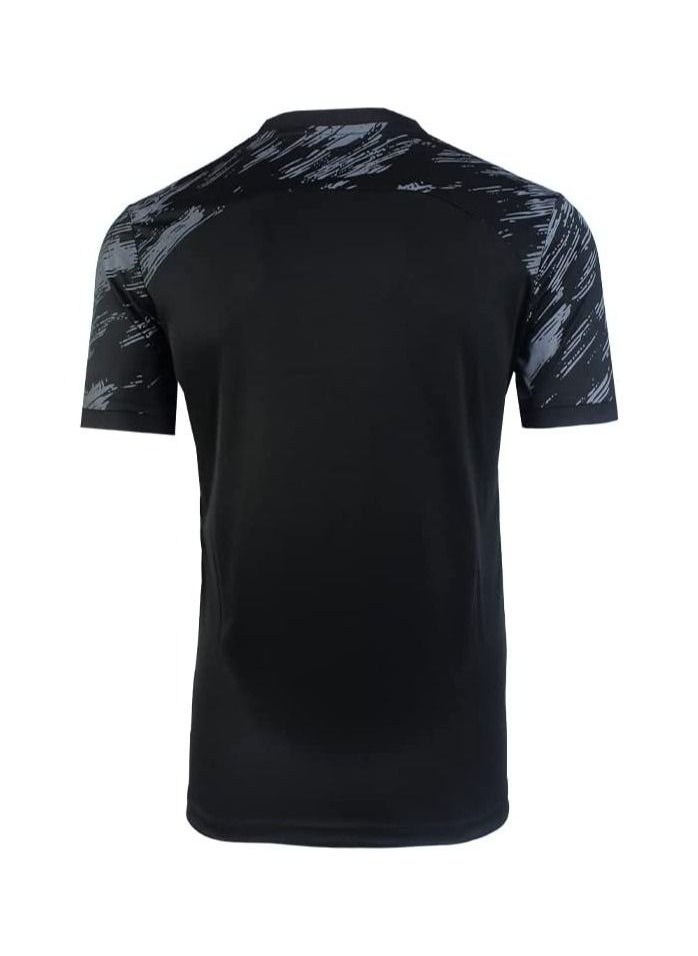 UHLSPORT - uhlsport T-shirt, Smart breathe FIT Training Set For Player Round Neck Extremely Breathable Microfiber For Light and Comfortable Wear Short Sleeve Stain Striped Design - Image 1
