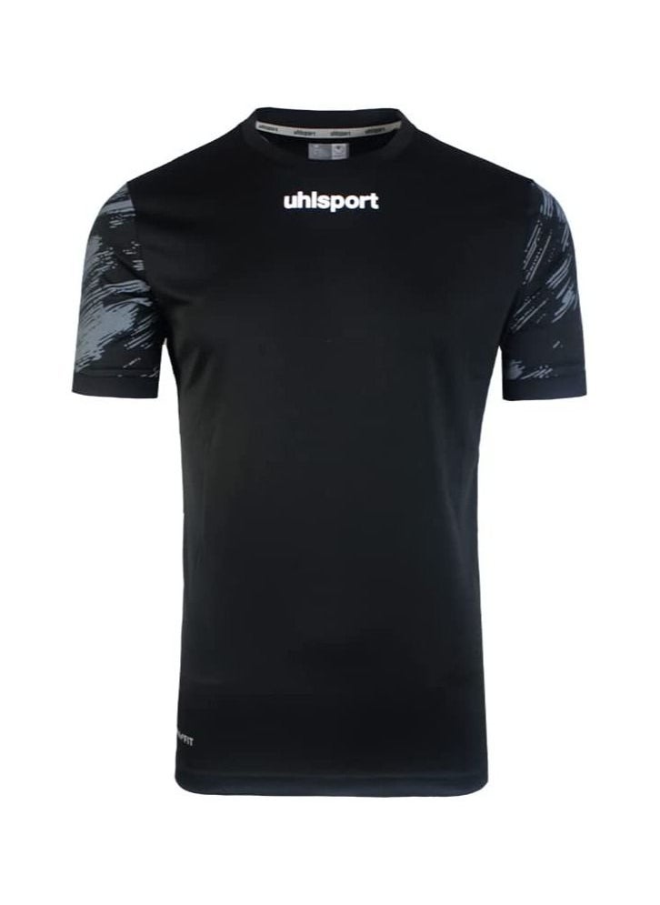 UHLSPORT - uhlsport T-shirt, Smart breathe FIT Training Set For Player Round Neck Extremely Breathable Microfiber For Light and Comfortable Wear Short Sleeve Stain Striped Design - Image 1