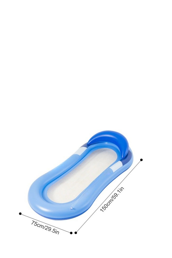 Oldzhan Pool Inflatables Lilo,Inflatable Pool Floats Rafts for Adults,Relax Swimming Pool Lounger,Water Floating Hammock Mattress Pool Noodle Toys Sunbath Air Beds for Beach,Tanning,Paddling - Image 2