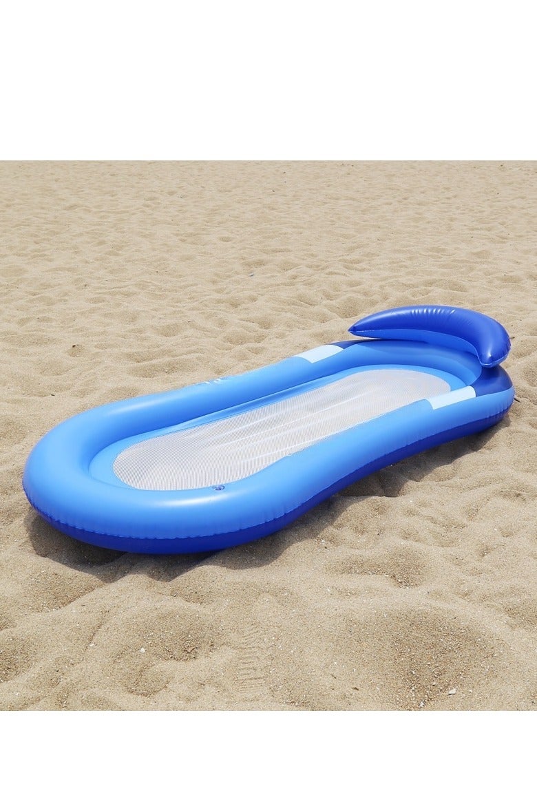 Oldzhan Pool Inflatables Lilo,Inflatable Pool Floats Rafts for Adults,Relax Swimming Pool Lounger,Water Floating Hammock Mattress Pool Noodle Toys Sunbath Air Beds for Beach,Tanning,Paddling - Image 4