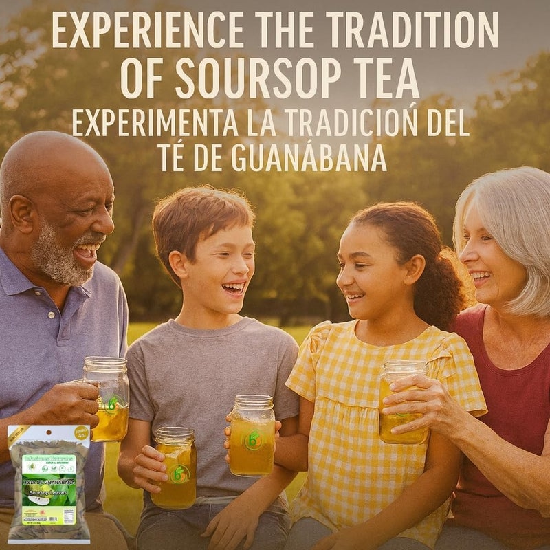 B-Experts Guanábana Hojas (Soursop Leaves Tea) – Jumbo 4 oz – 100% Natural, Vegan, Non-GMO, Wildcrafted Herbal Tea - Image 3