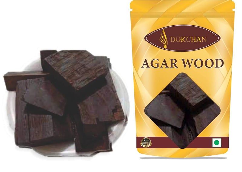 DOKCHAN DOKCHAN AGAR Wood Black AGARWOOD AQUILARIA AGALLOCHA Agar 100  - Image 3