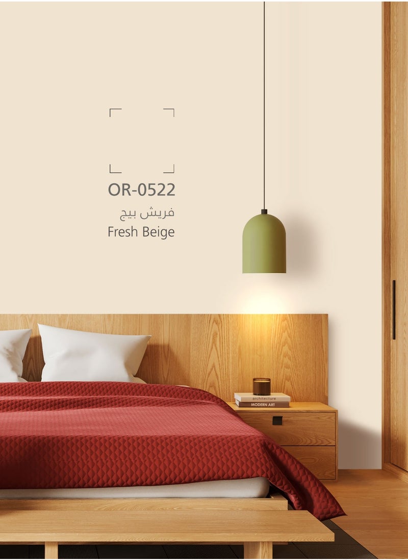 دهانات الجزيرة - جزيتال دهان جدران داخلية لامع(اللون : فريش بيج) 3لتر - Image 1