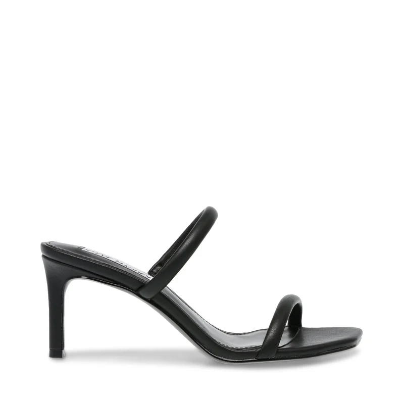 ستيف مادن Heeled Sandals Black Women's Sandals