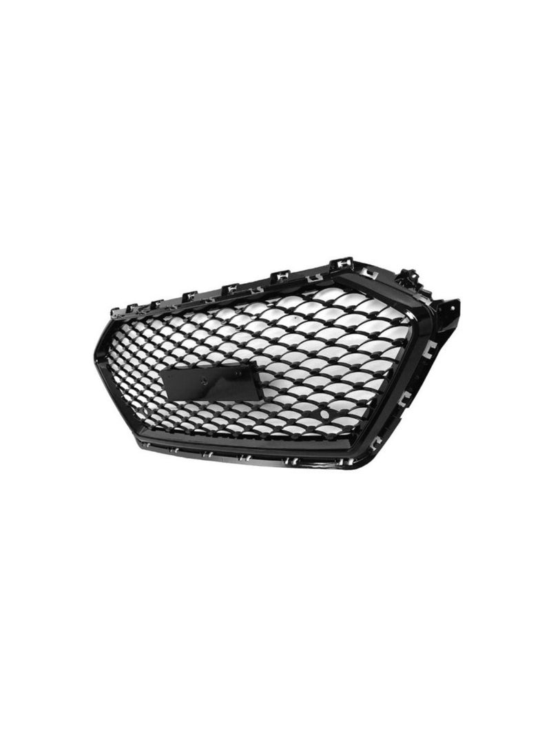 Generic - Front Bumper Grille Gloss Black For Hyundai Elantra 2017 To 2018 - Image 1