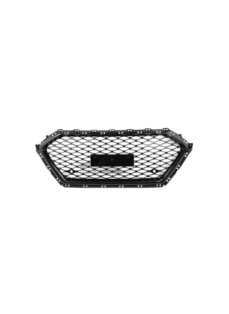 Generic - Front Bumper Grille Gloss Black For Hyundai Elantra 2017 To 2018 - Image 1