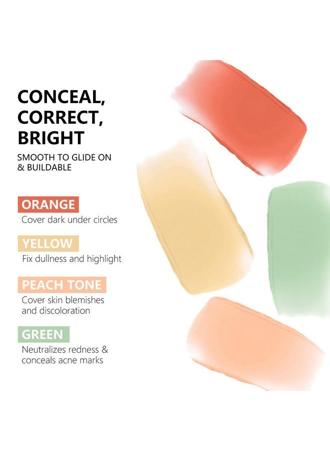 FREEORR FREEORR Color Correcting Concealer Stick,Under Eye Corrector for Dark Circles & Conceals Blemishes Color Corrector Pen,Smooth Buildable,2.5g/0.08oz,06  - Image 3