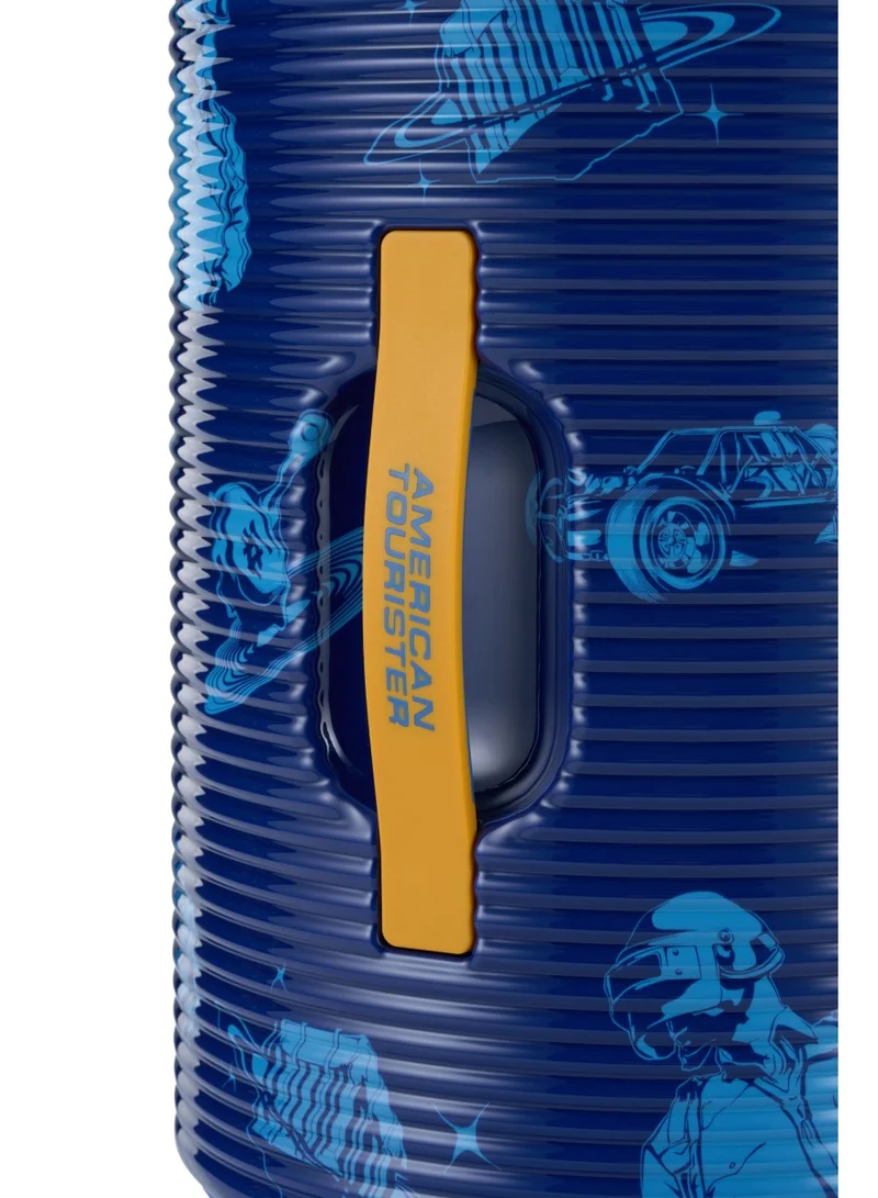 امريكان توريستر حقيبة سفر American Tourister PUBG Rollio U Mobile Spinner 52 سم - أزرق كهربائي / دبور - ضمان عالمي 3 سنوات