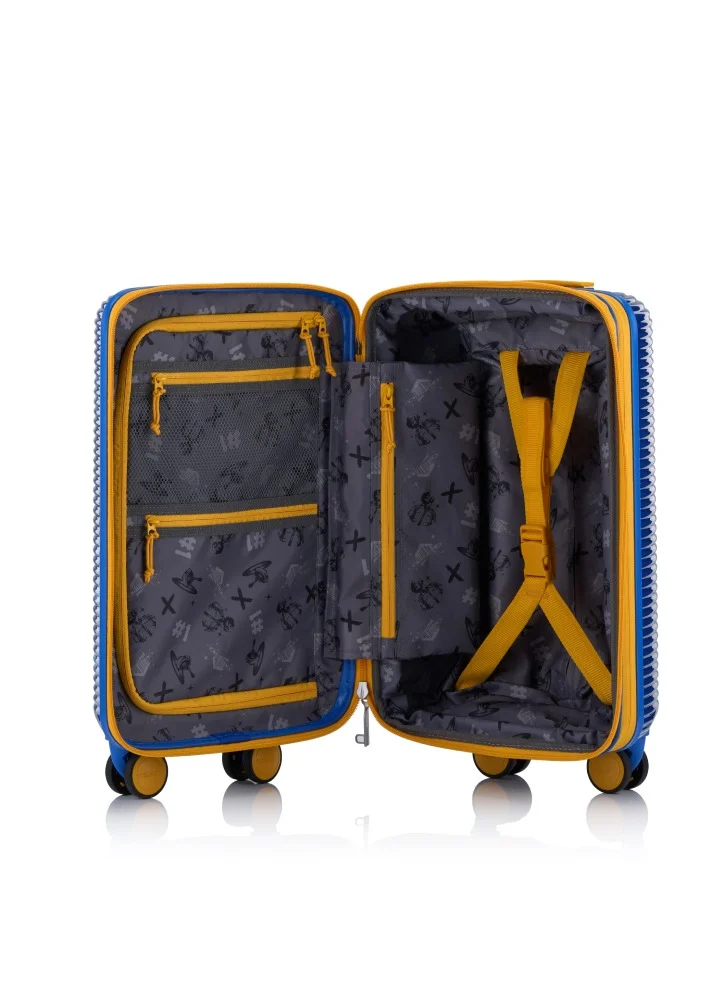 امريكان توريستر حقيبة سفر American Tourister PUBG Rollio U Mobile Spinner 52 سم - أزرق كهربائي / دبور - ضمان عالمي 3 سنوات