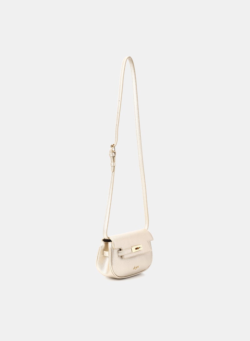 Dejavu Women's Crossbody Bag-OYE-DJTX-006-Gold - Image 2